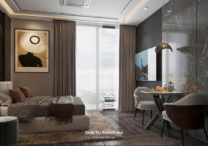 Hoàn thiện căn hộ 26m2 Sun Ponte