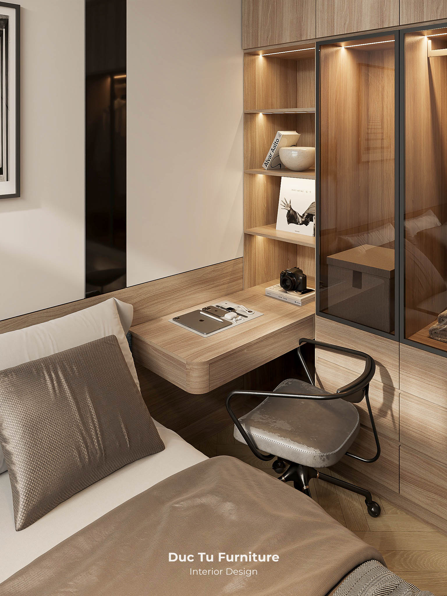 Nội Thất Căn Hộ Sun Symphony 1PN+