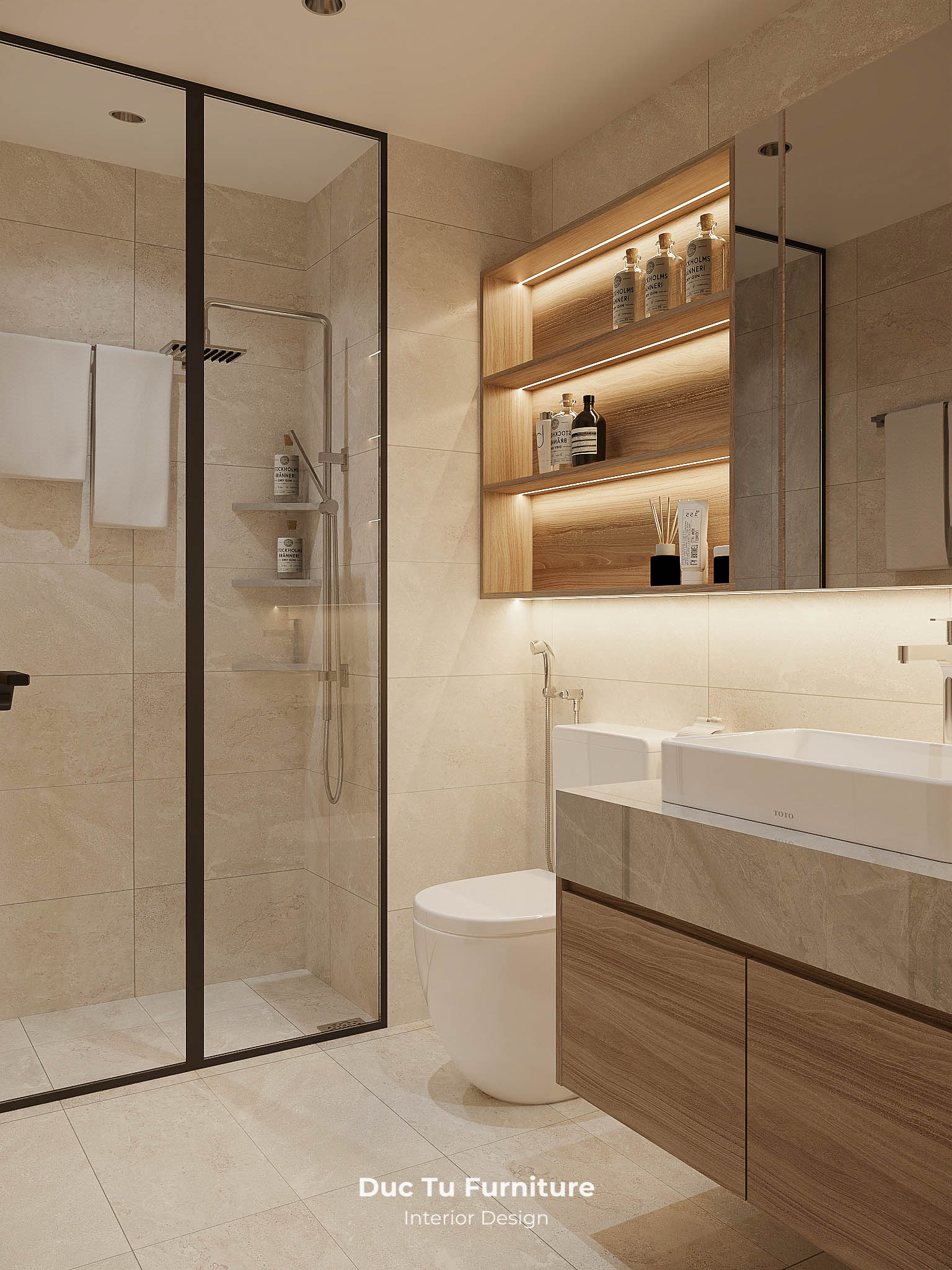 Nội Thất Căn Hộ Sun Symphony 1PN+