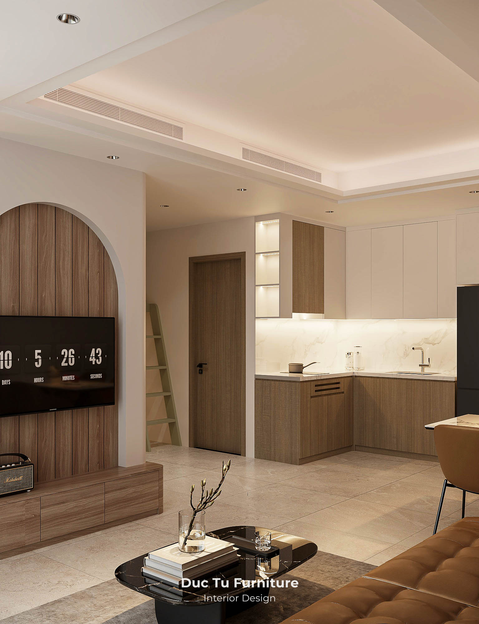 Nội Thất Căn Hộ Sun Symphony 1PN+