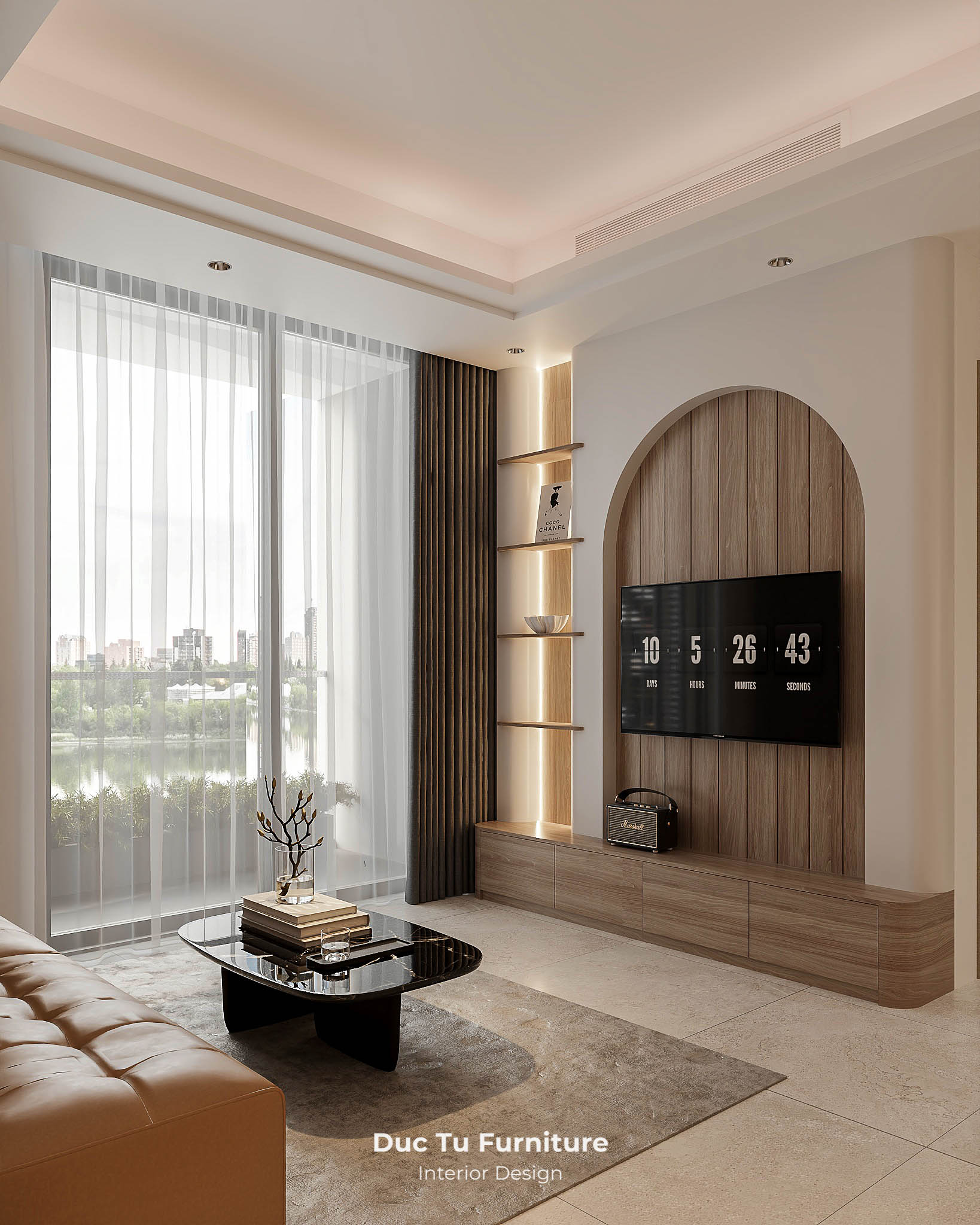 Nội Thất Căn Hộ Sun Symphony 1PN+