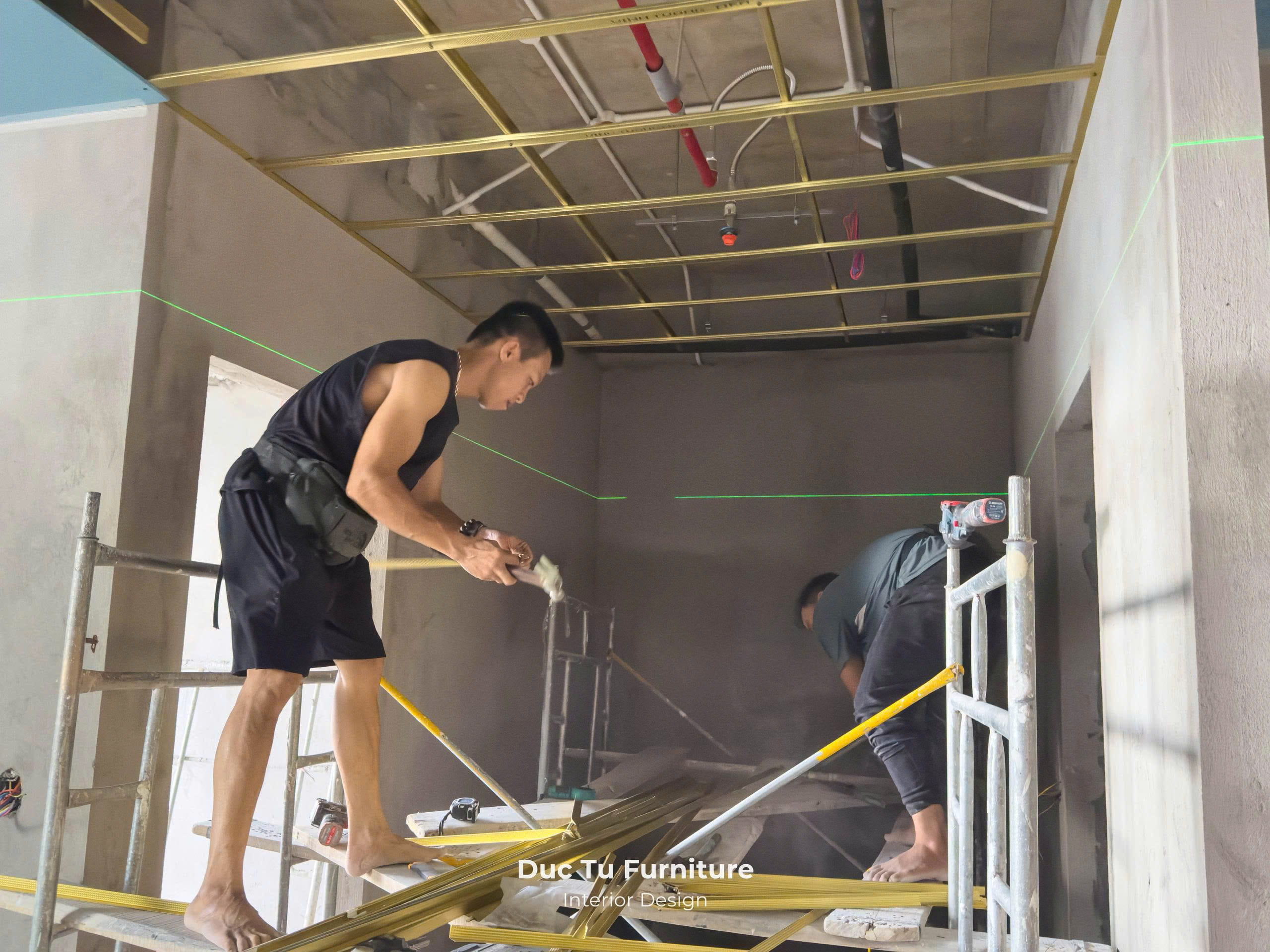 Thi Công Trần Thạch Cao