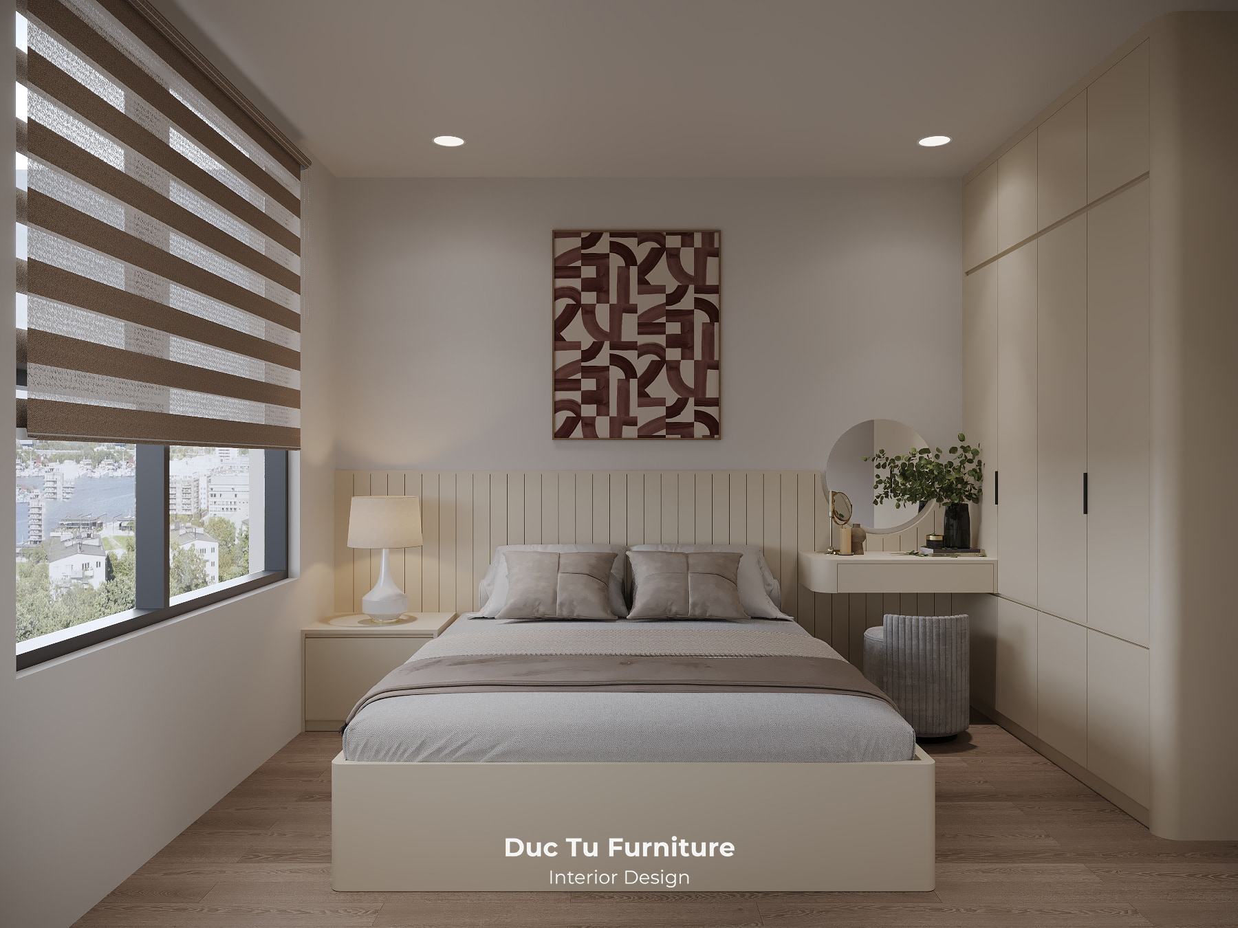 Thiết Kế Căn Hộ 2PN FPT Plaza 3
