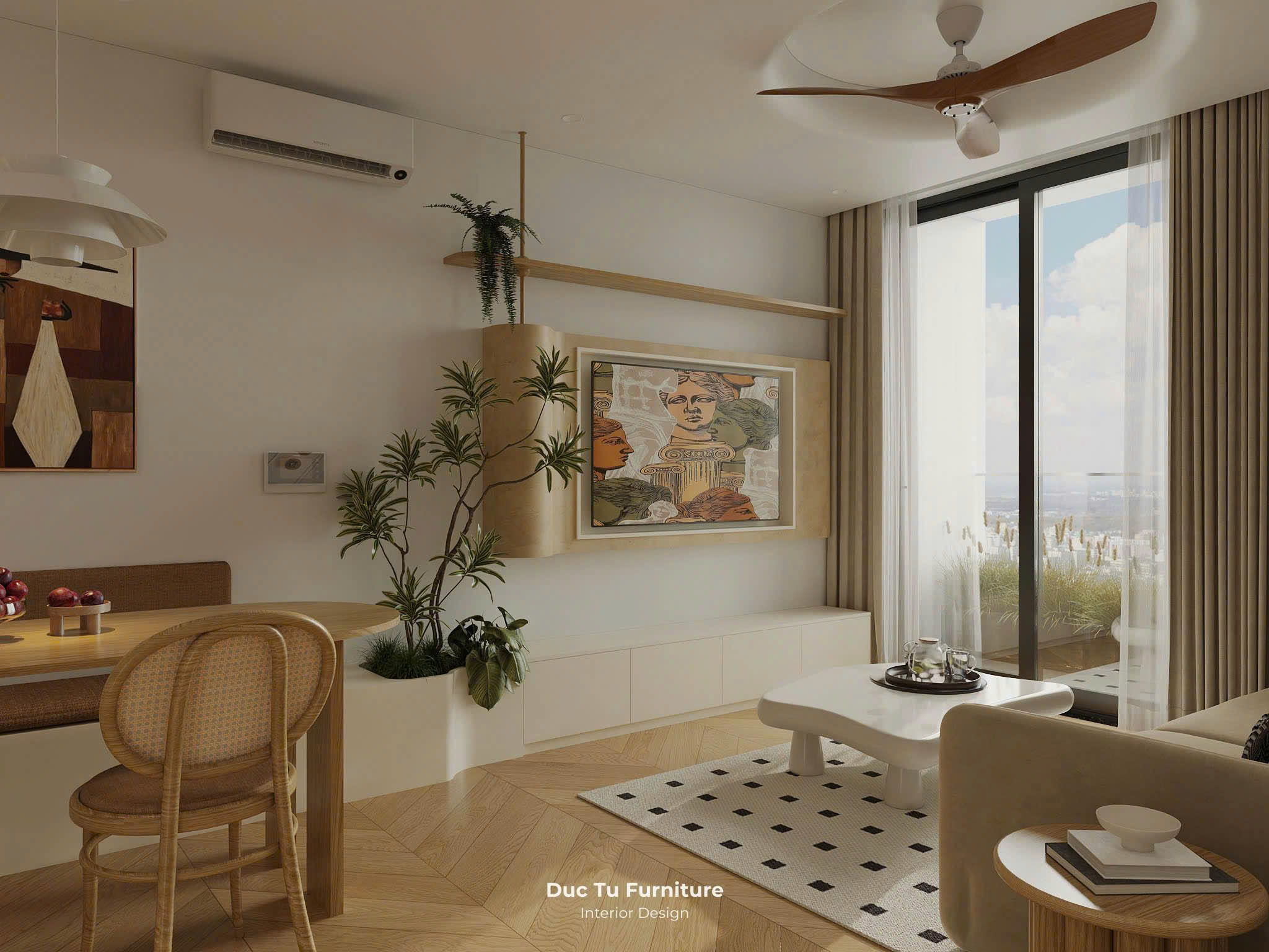 Thiết Kế Nội Thất Sun Symphony 46m2 Thiết Kế Nội Thất Sun Symphony 46m2