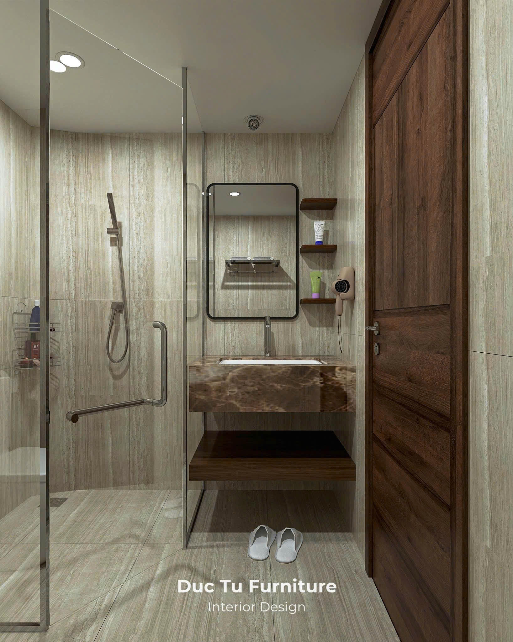 thiết kế căn hộ tối giản 1PN thiết kế căn hộ tối giản 1PN