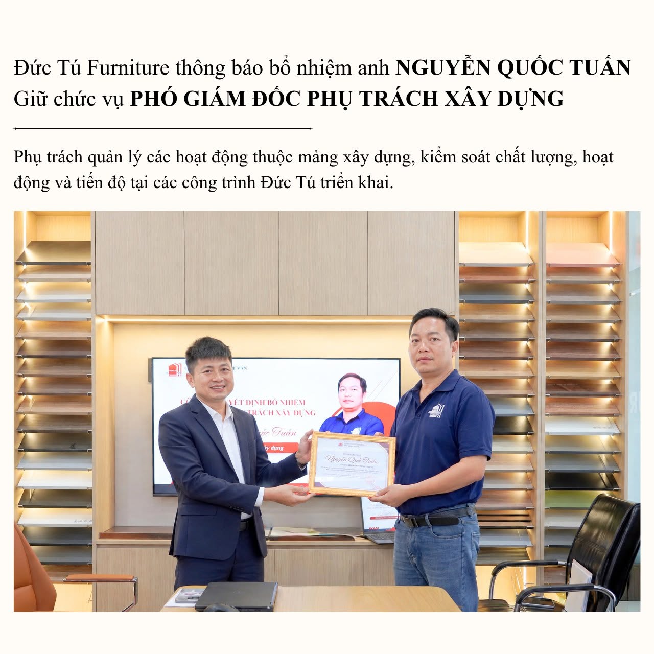 Công Bố Quyết Định Bổ Nhiệm