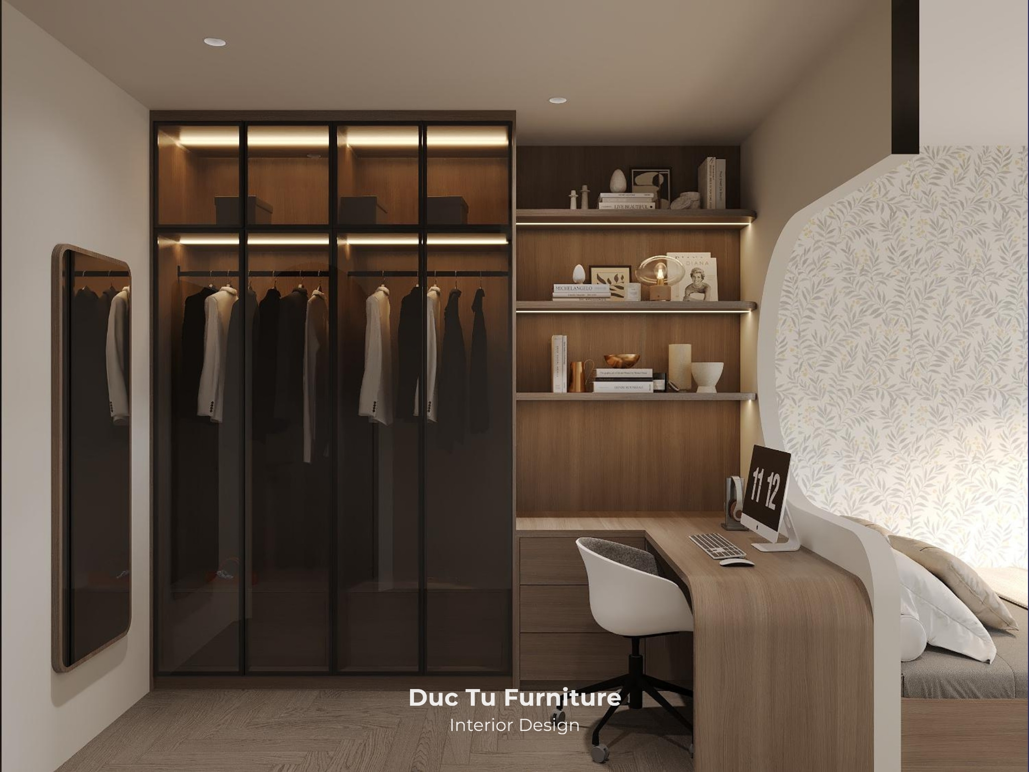 Nội Thất Tone Gỗ Trầm