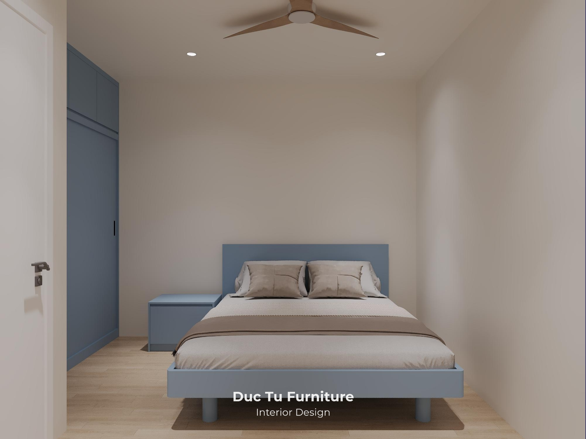 thiết kế nội thất căn hộ 2PN